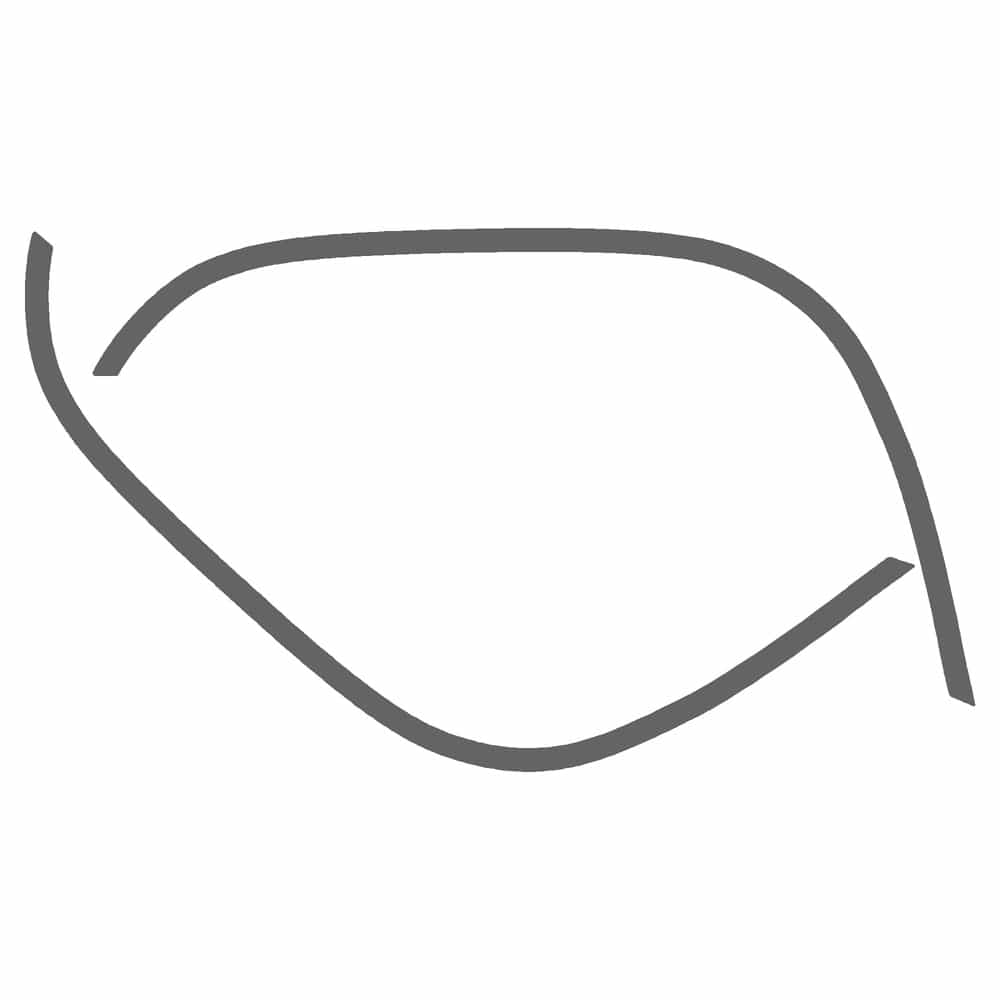 Vicrez Paint Protection PPF Pre-Cut Kit, Wheel Lip Front, Driver & Passenger vpp143409 for Dodge Dakota Pickup 2002-2004