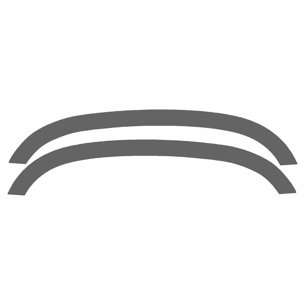 Vicrez Paint Protection PPF Pre-Cut Kit, Wheel Lip Rear, Driver & Passenger vpp162836 for GMC Yukon SUV 2002-2006