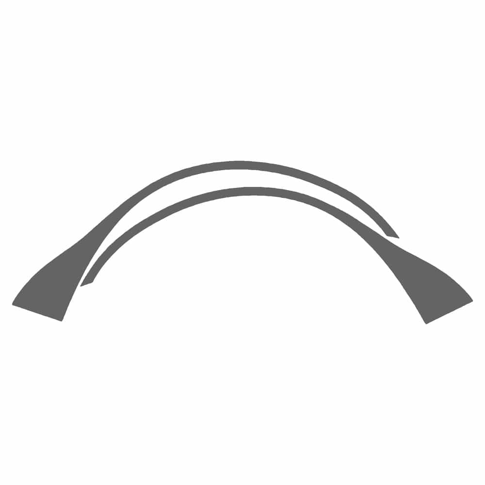 Vicrez Paint Protection PPF Pre-Cut Kit, Wheel Lip/Splash Front, Driver & Passenger vpp185154 for KIA Spectra Sedan 2003-2005
