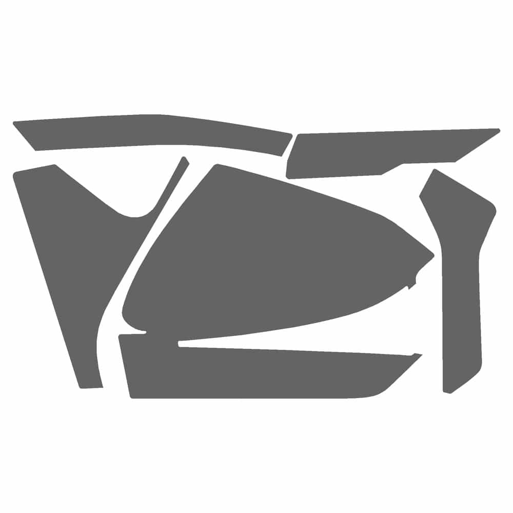 Vicrez Paint Protection PPF Pre-Cut Mirror, Driver vpp125264 for BMW iX SUV 2022-2025