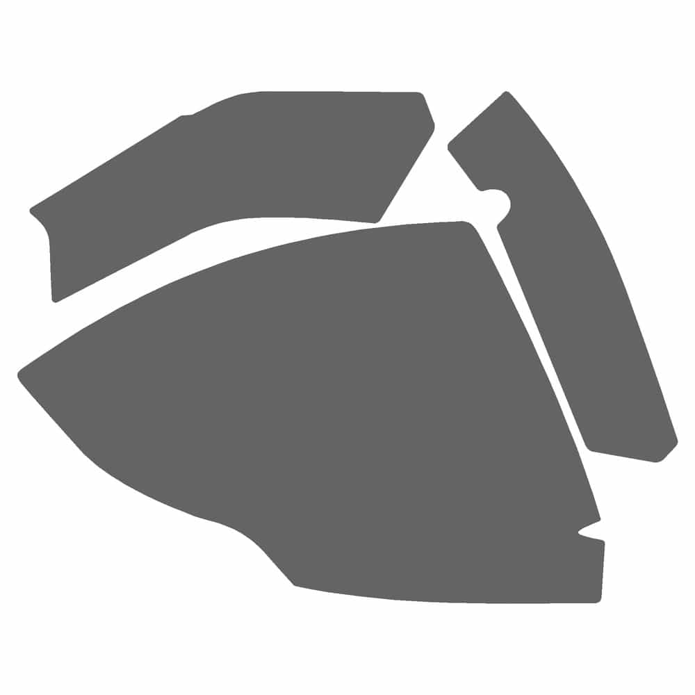 Vicrez Paint Protection PPF Pre-Cut Mirror, Passenger vpp225113 for Rivian R1T Crew Pickup 2022-2025