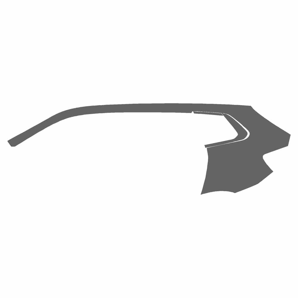 Vicrez Paint Protection PPF Pre-Cut Qtr. Panel, Rear Driver vpp121353 for BMW X3 SUV 2025-2026