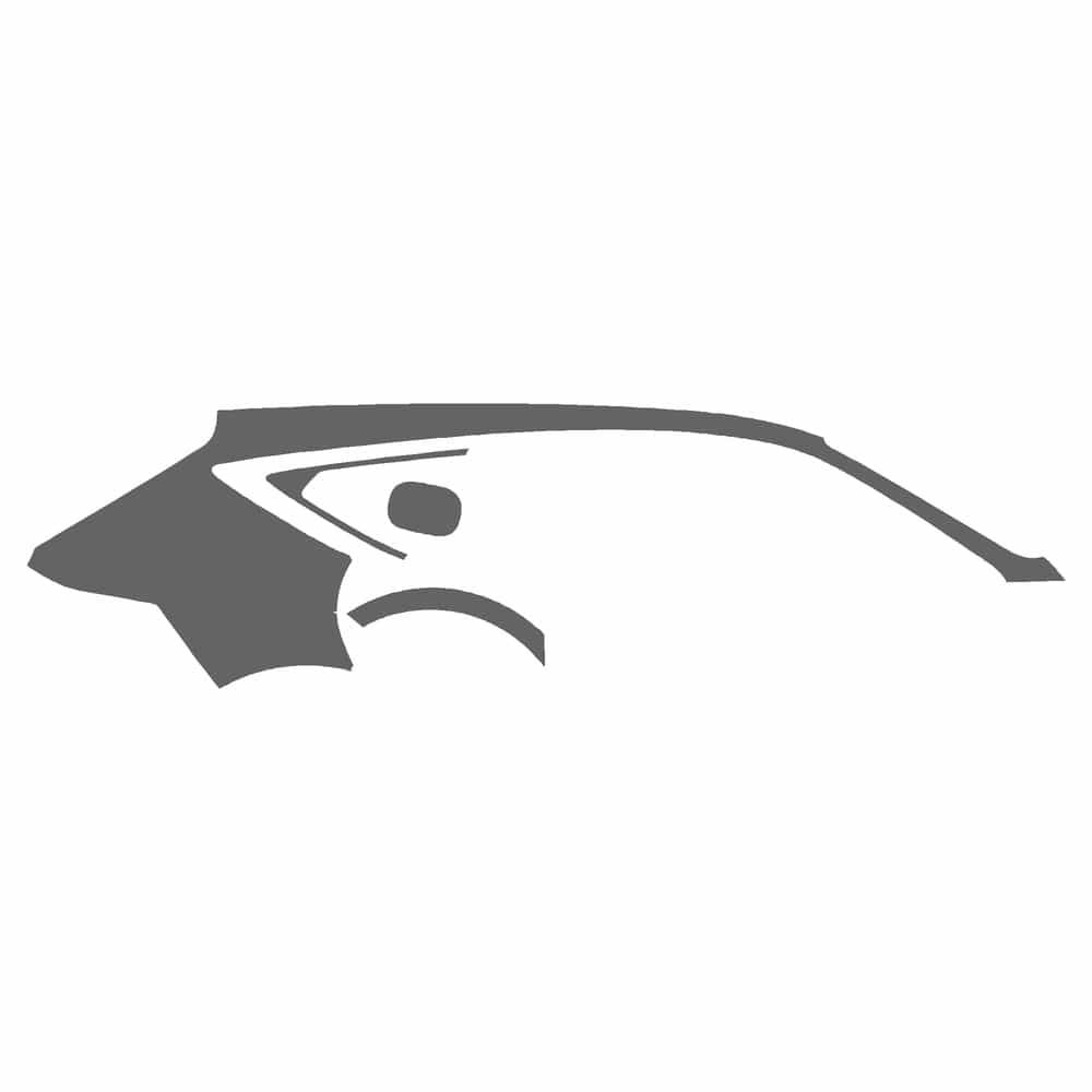 Vicrez Paint Protection PPF Pre-Cut Qtr. Panel, Rear Passenger vpp163952 for Genesis GV80 SUV 2025-2026