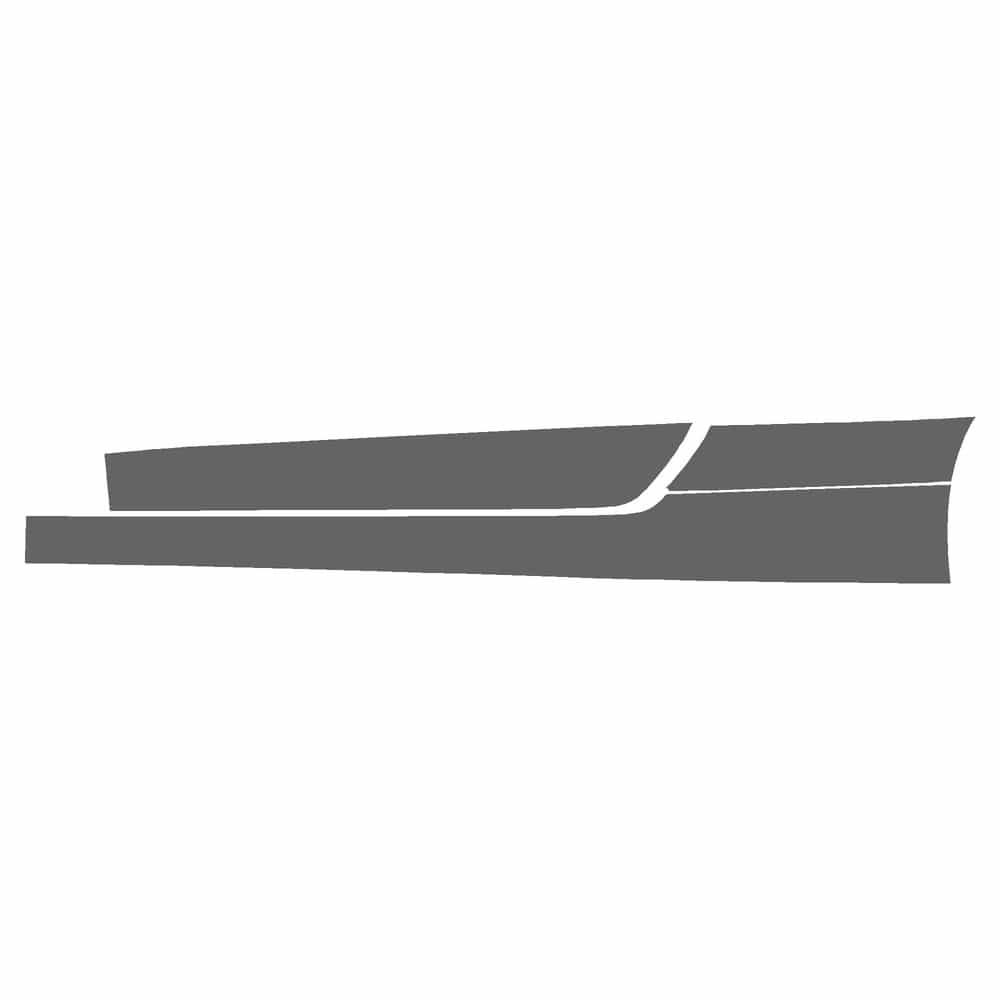 Vicrez Paint Protection PPF Pre-Cut Rocker, Driver vpp104684 for Audi A5 Coupe 2020-2025