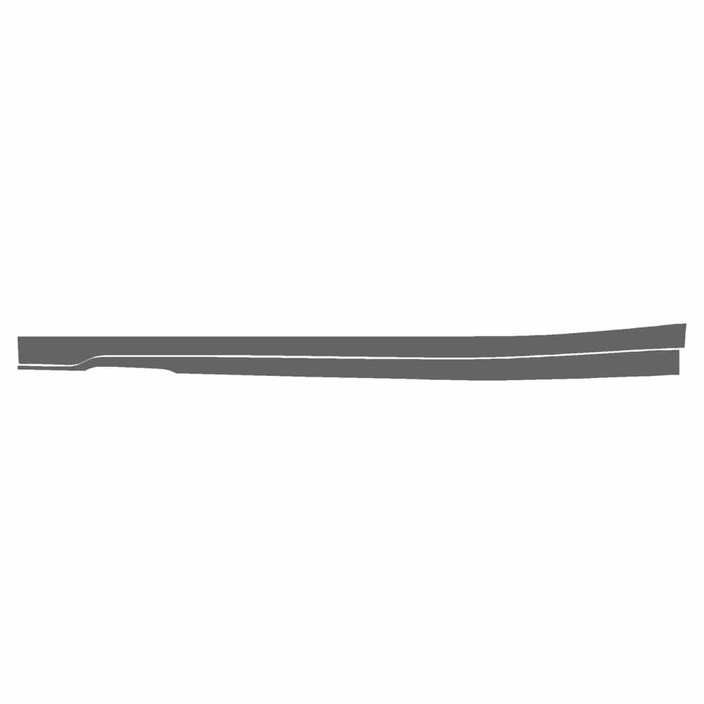 Vicrez Paint Protection PPF Pre-Cut Rocker, Driver vpp123643 for BMW X6 SUV 2020-2023