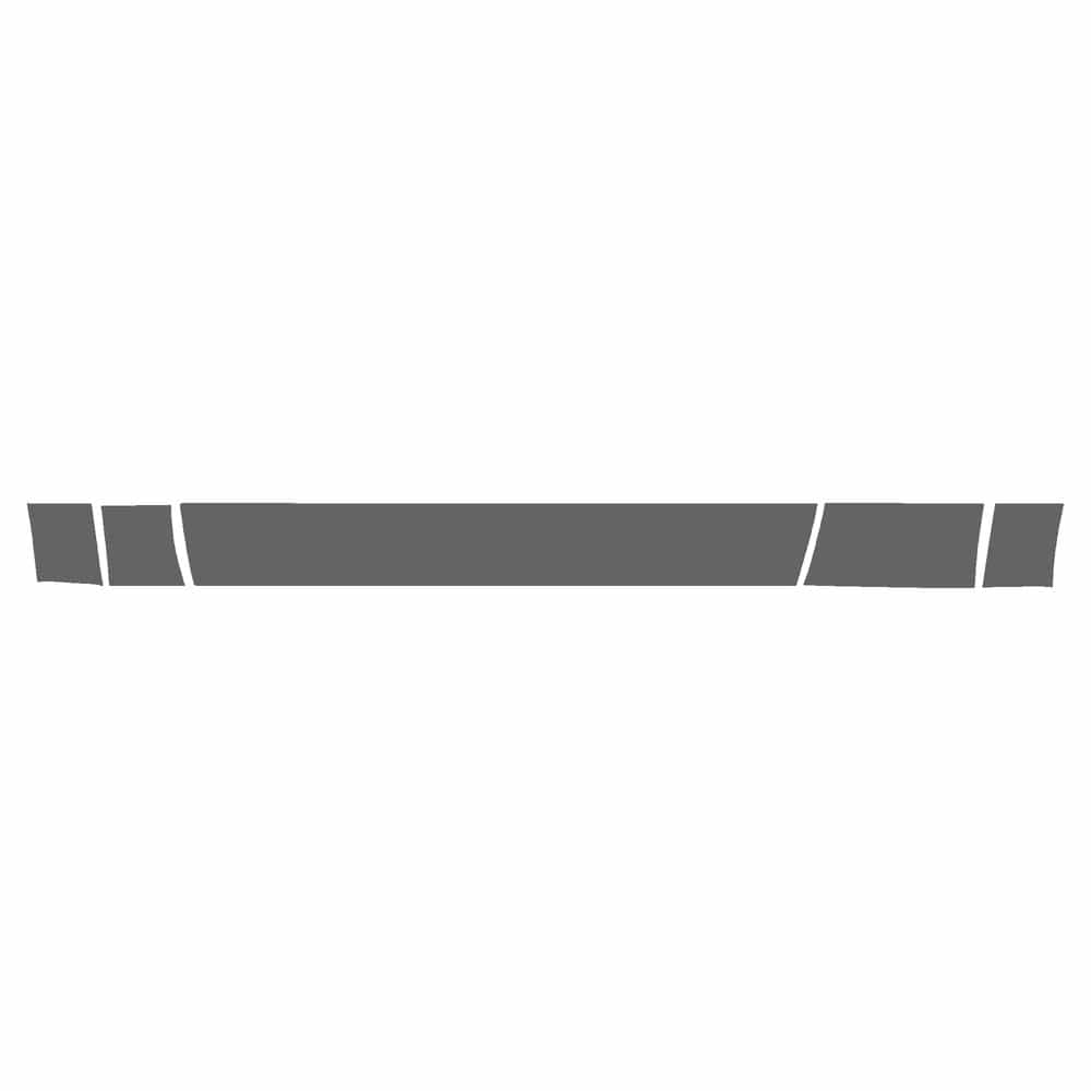 Vicrez Paint Protection PPF Pre-Cut Rocker, Driver vpp142882 for Dodge Challenger Coupe 2019-2023