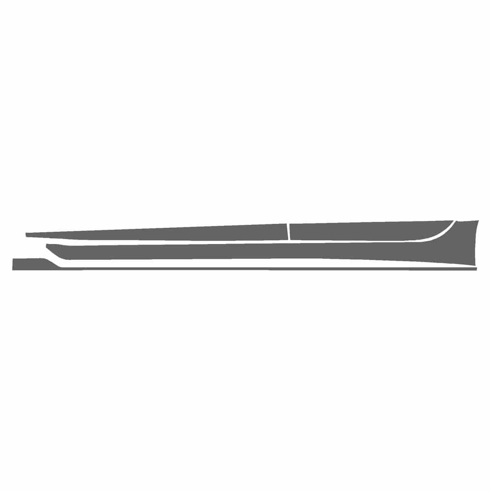 Vicrez Paint Protection PPF Pre-Cut Rocker, Driver vpp169995 for Hyundai Elantra N Sedan 2024-2026