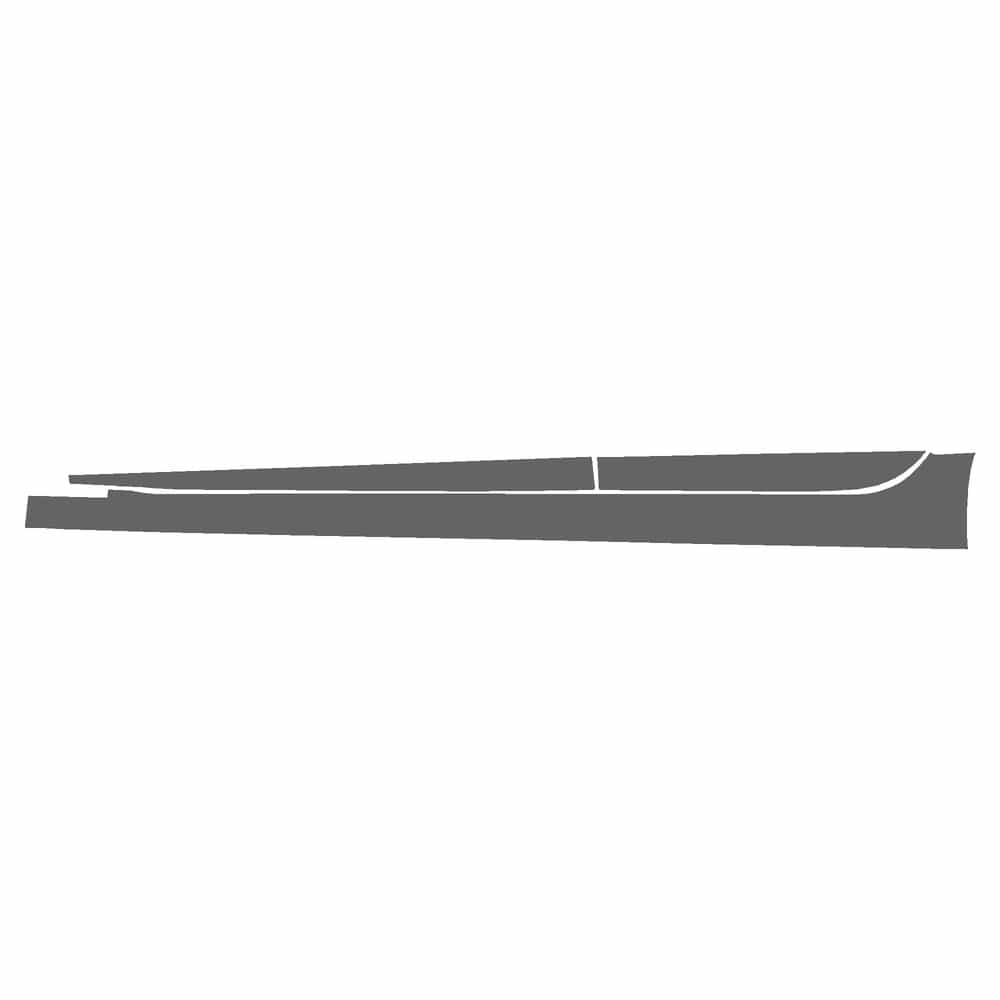 Vicrez Paint Protection PPF Pre-Cut Rocker, Driver vpp170109 for Hyundai Elantra Sedan 2021-2023