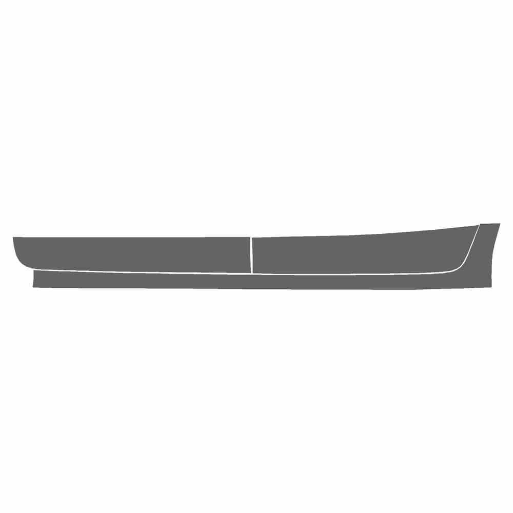Vicrez Paint Protection PPF Pre-Cut Rocker, Driver vpp183755 for KIA Sedona Minivan 2019-2021