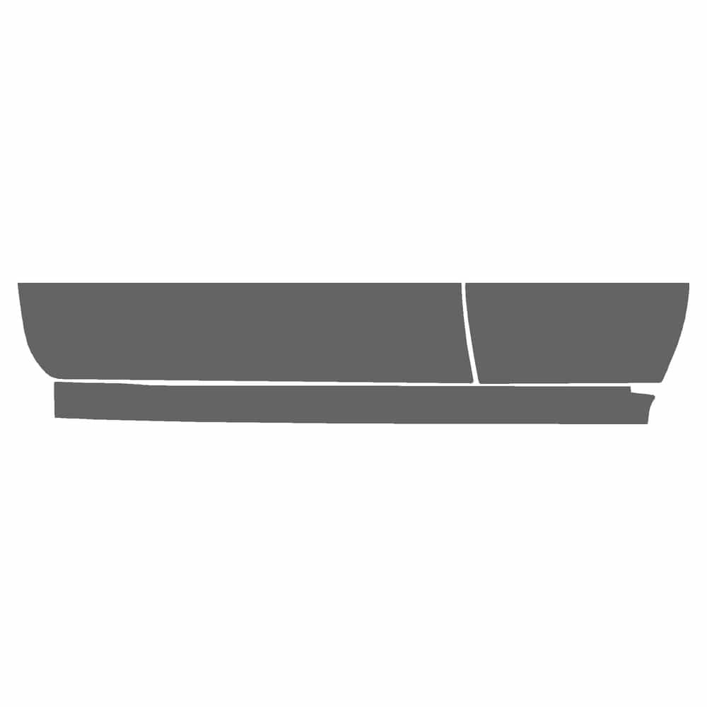 Vicrez Paint Protection PPF Pre-Cut Rocker, Driver vpp212374 for Nissan Frontier Extd Pickup 2025-2026