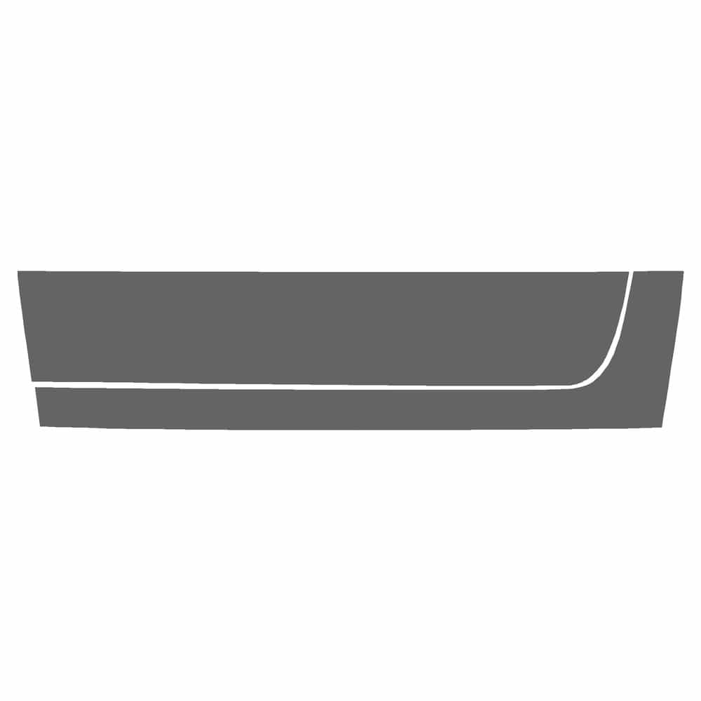 Vicrez Paint Protection PPF Pre-Cut Rocker, Driver vpp222786 for Ram 1500 Pickup 2019-2024