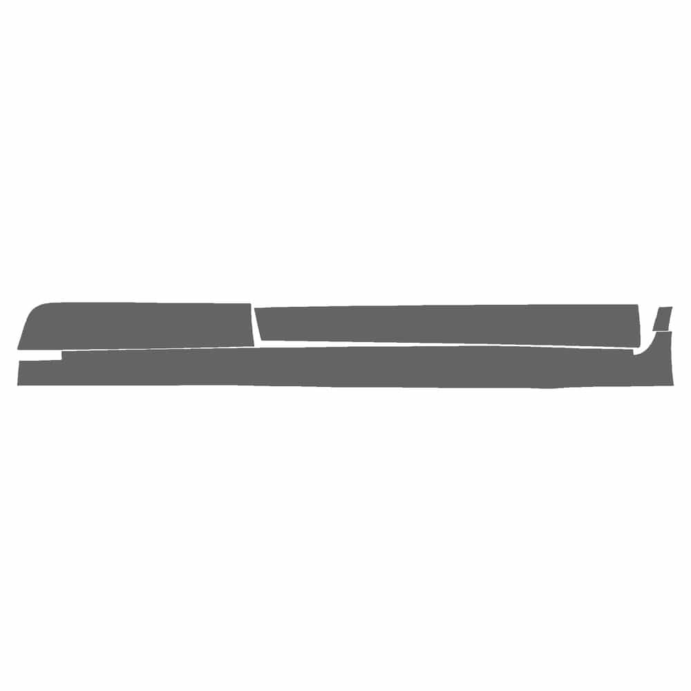 Vicrez Paint Protection PPF Pre-Cut Rocker, Driver vpp232563 for Toyota Camry Sedan 2021-2024