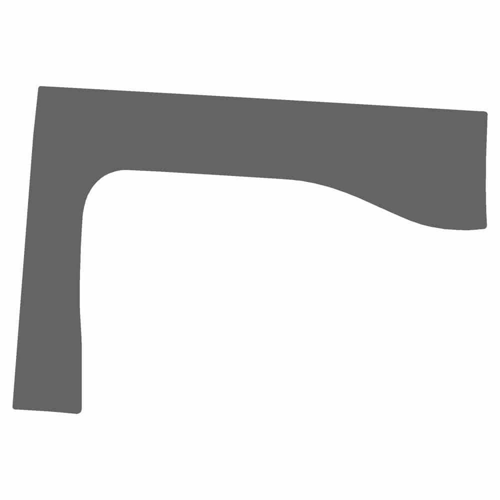 Vicrez Paint Protection PPF Pre-Cut Rocker, Dually Front Bed Passenger vpp157709 for Ford SuperDuty Extd Pickup 2023-2026