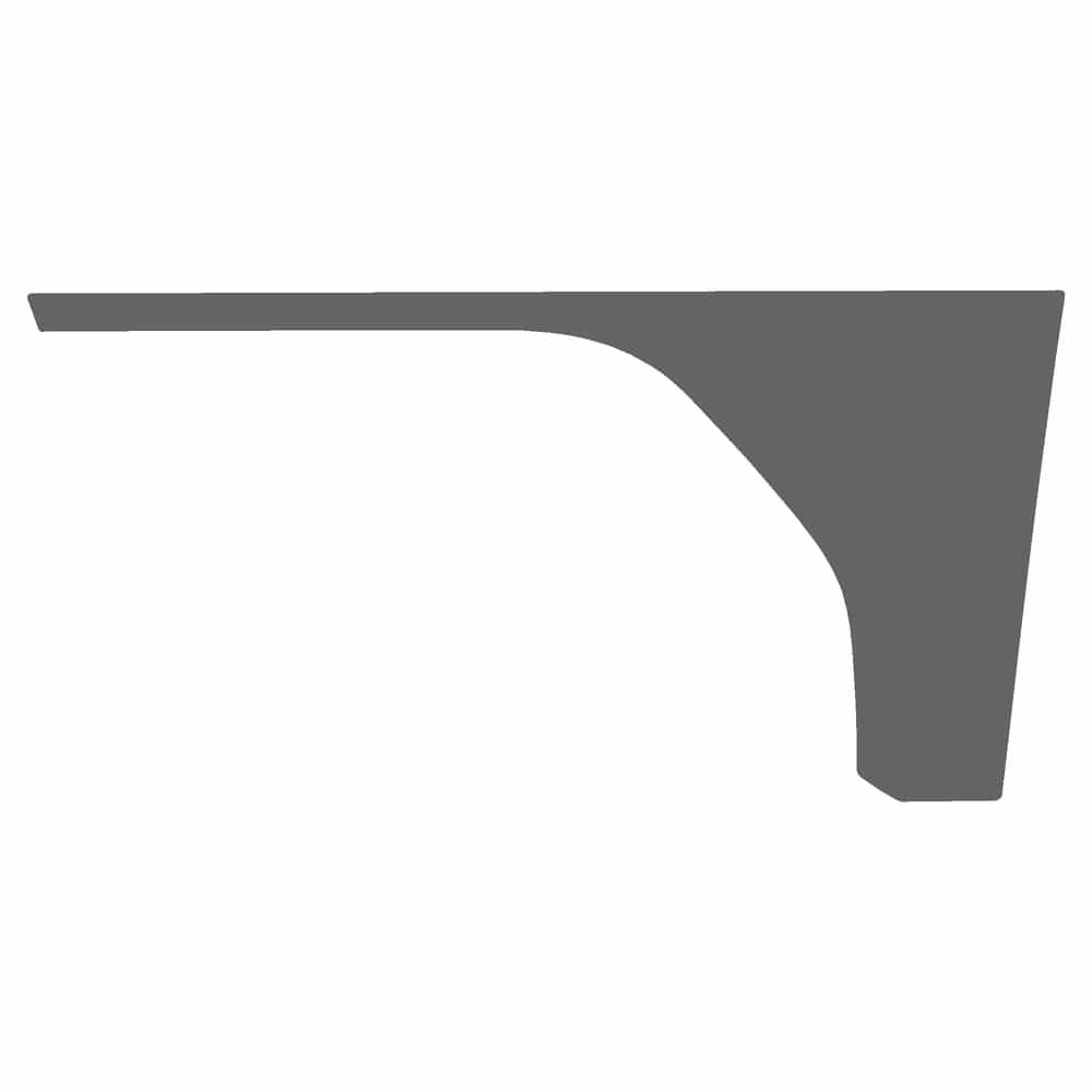 Vicrez Paint Protection PPF Pre-Cut Rocker, Front Bed Driver vpp137379 for Chevrolet Silverado Crew Pickup 2024-2026