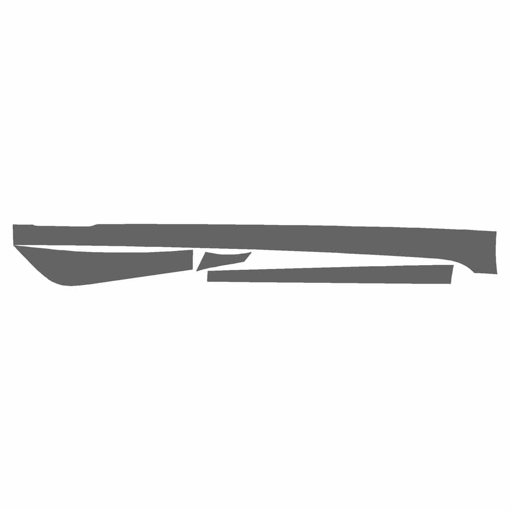 Vicrez Paint Protection PPF Pre-Cut Rocker, Passenger vpp112781 for BMW 330i/330i Sedan 2023-2026