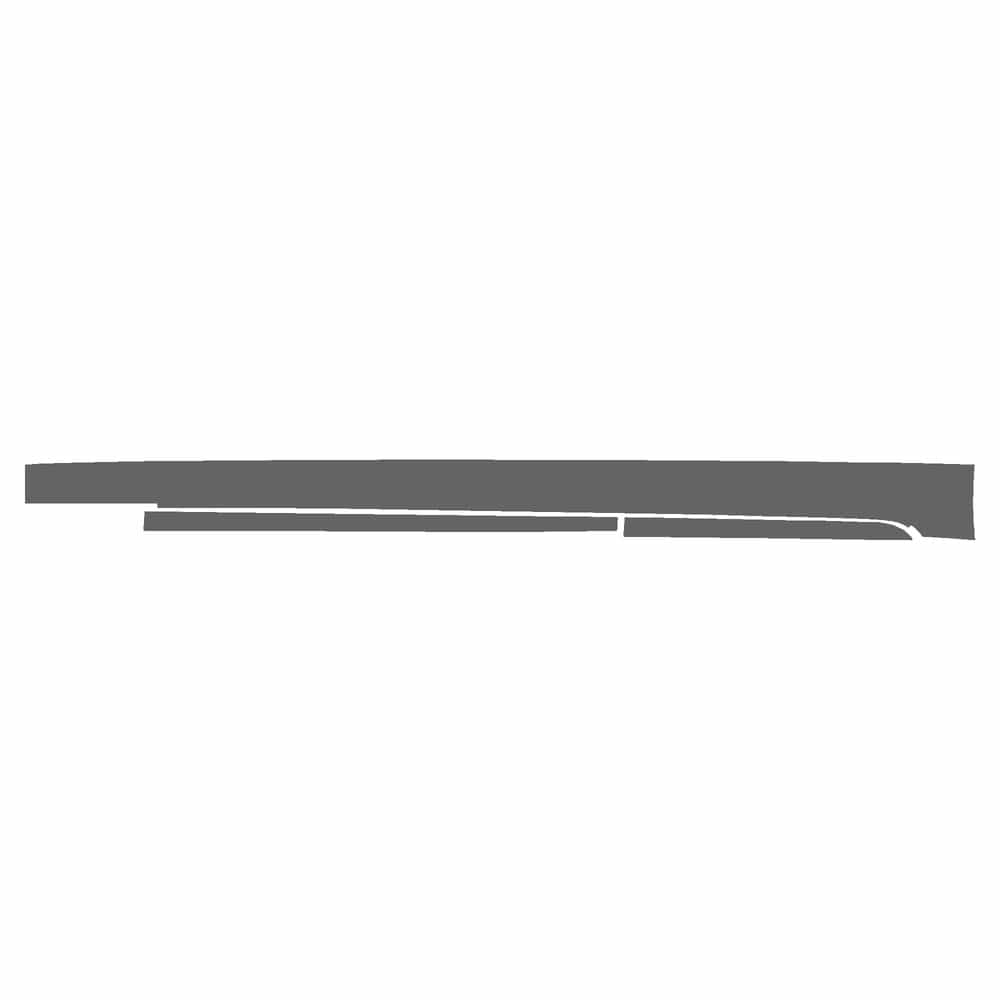 Vicrez Paint Protection PPF Pre-Cut Rocker, Passenger vpp114441 for BMW 5 Series Sedan 2017-2020