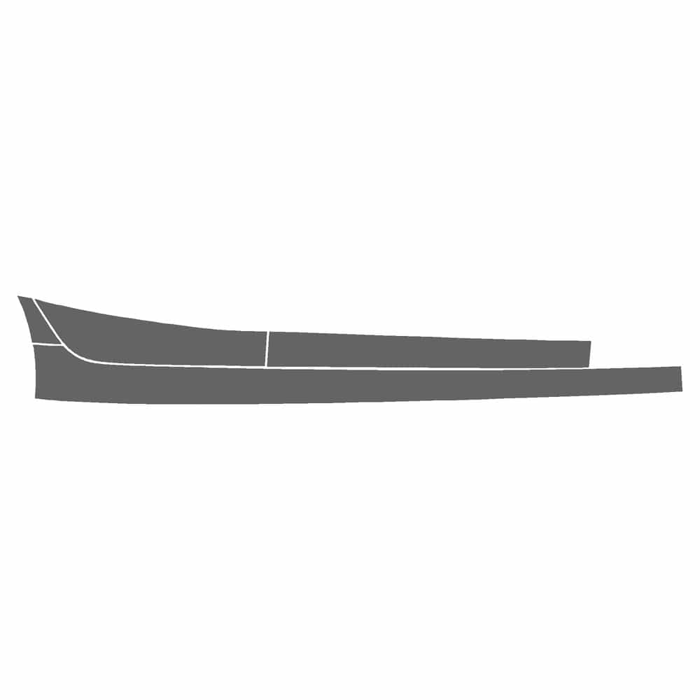 Vicrez Paint Protection PPF Pre-Cut Rocker, Passenger vpp117391 for BMW 840i/840i Sedan 2020-2026