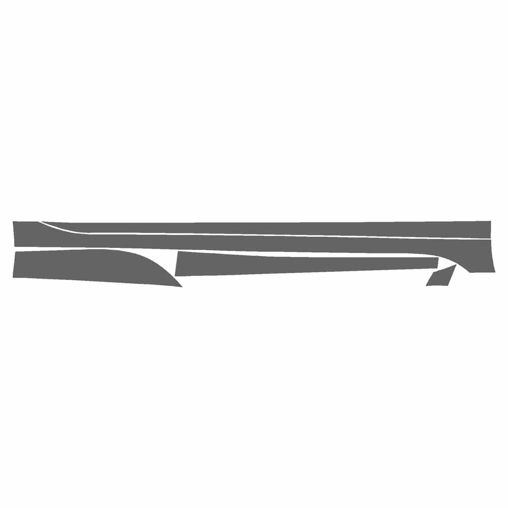Vicrez Paint Protection PPF Pre-Cut Rocker, Passenger vpp117812 for BMW M235 Sedan 2025-2026