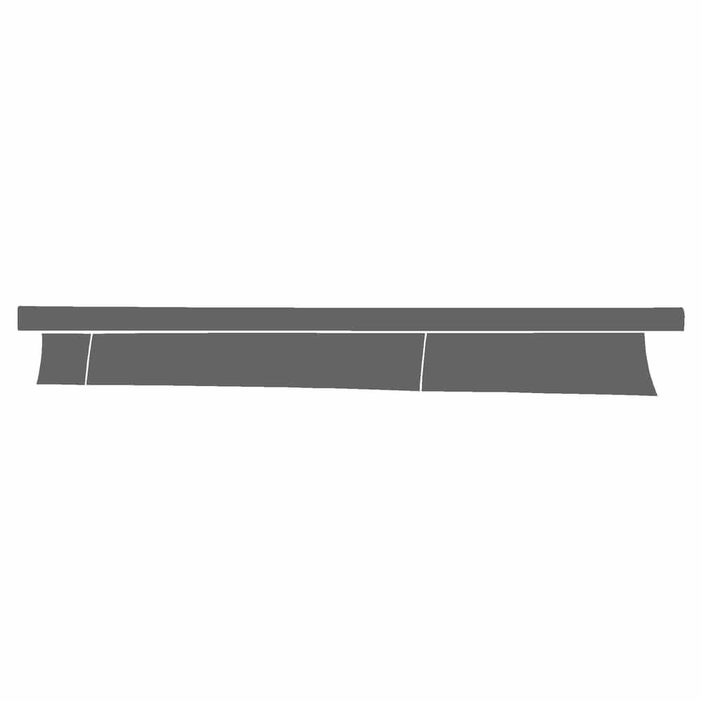 Vicrez Paint Protection PPF Pre-Cut Rocker, Passenger vpp148423 for Ford Expedition SUV 2022-2024
