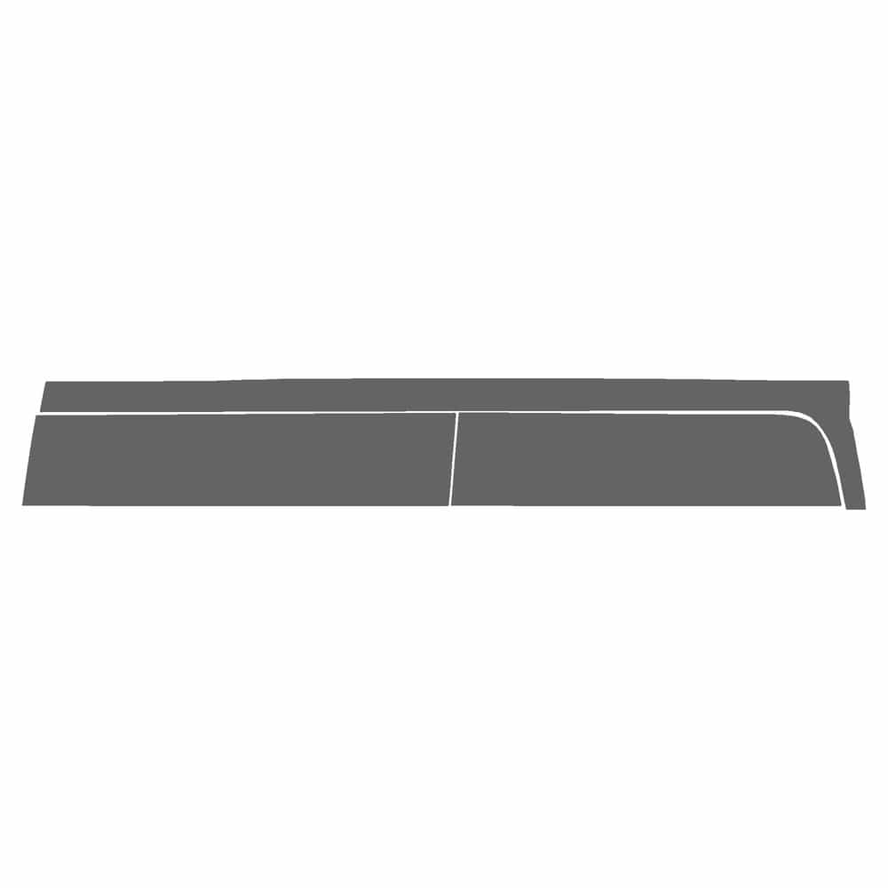 Vicrez Paint Protection PPF Pre-Cut Rocker, Passenger vpp224812 for Ram 2500/3500 Crew Pickup 2023-2024