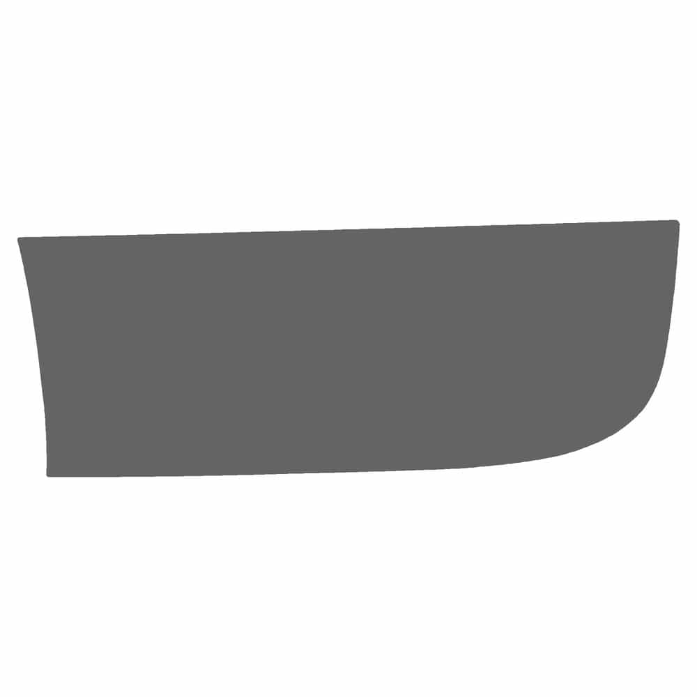 Vicrez Paint Protection PPF Pre-Cut Rocker, Rear Bed Driver vpp159772 for GMC Sierra 2002-2003