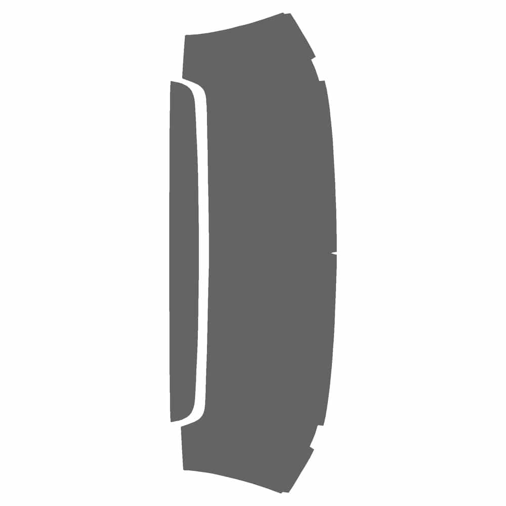 Vicrez Paint Protection PPF Pre-Cut Spoiler, Rear vpp146820 for Fiat 500e Hatchback 2024-2025