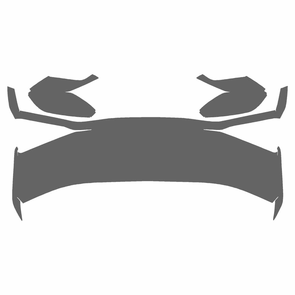 Vicrez Paint Protection PPF Pre-Cut Spoiler, Rear vpp166786 for Honda Civic Hatchback 2023-2026