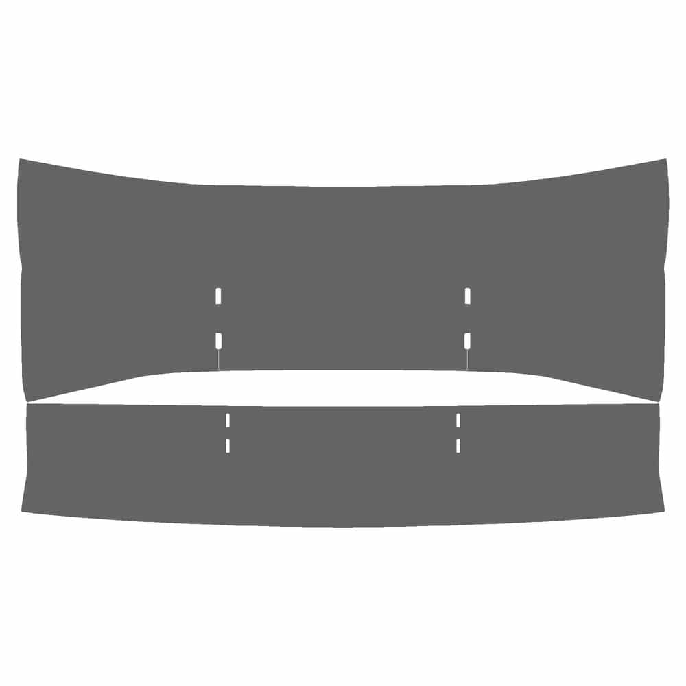 Vicrez Paint Protection PPF Pre-Cut Spoiler, Rear vpp217641 for Porsche 911 Coupe 2023-2025