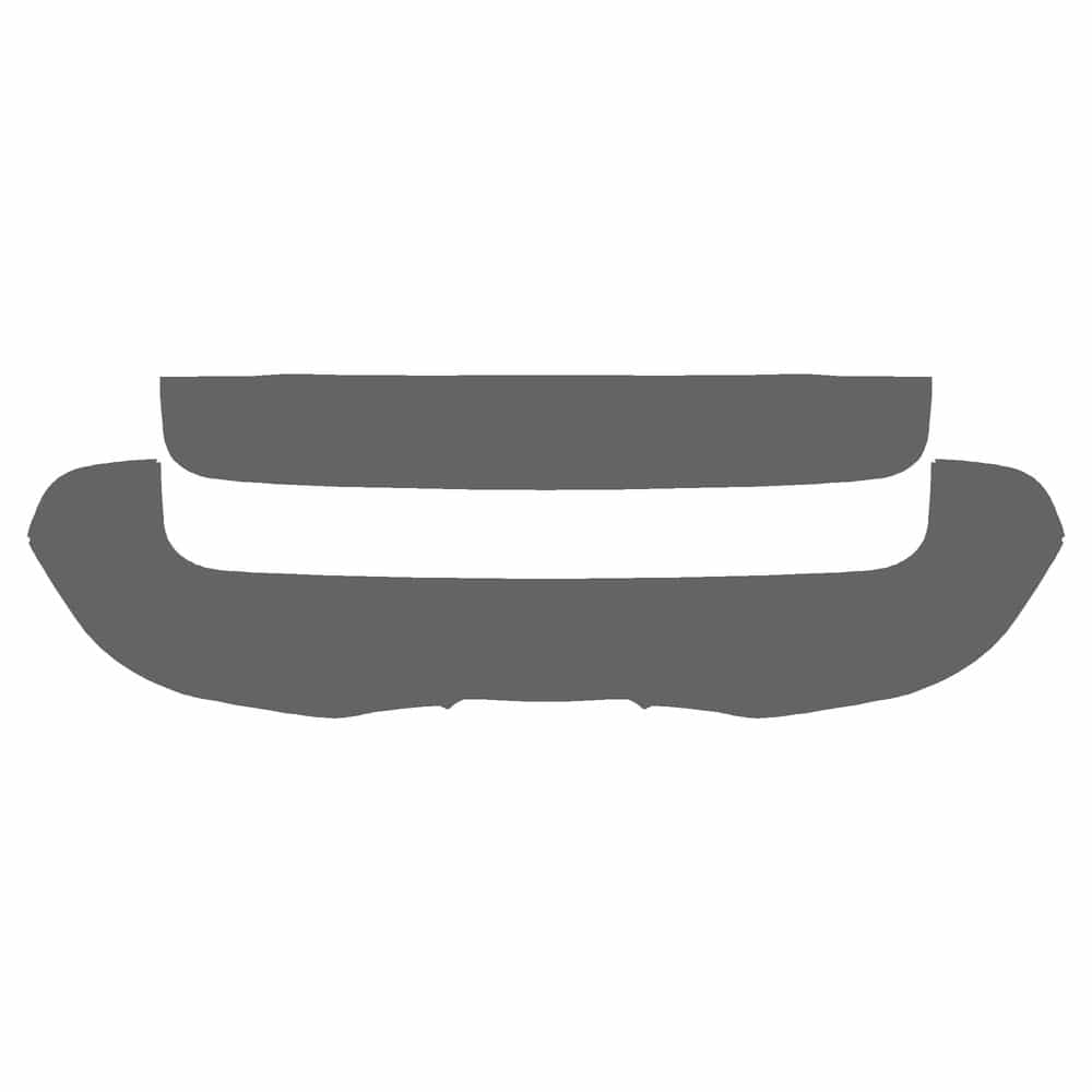 Vicrez Paint Protection PPF Pre-Cut Spoiler, Rear vpp227133 for Subaru Crosstrek Hatchback 2018-2020