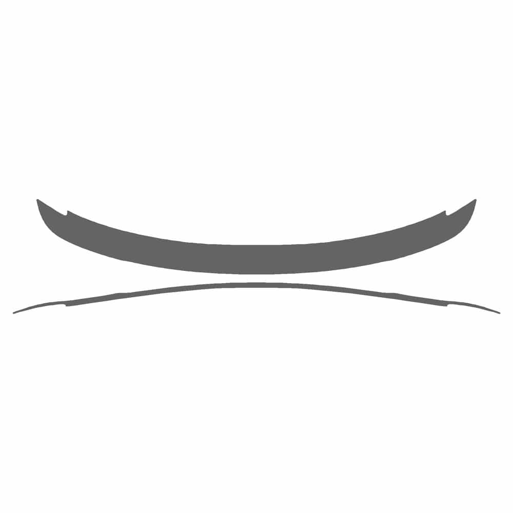 Vicrez Paint Protection PPF Pre-Cut Spoiler, Rear w/ Raised Wedge Decklid Spoiler vpp154779 for Ford Mustang Convertible 2024-2026