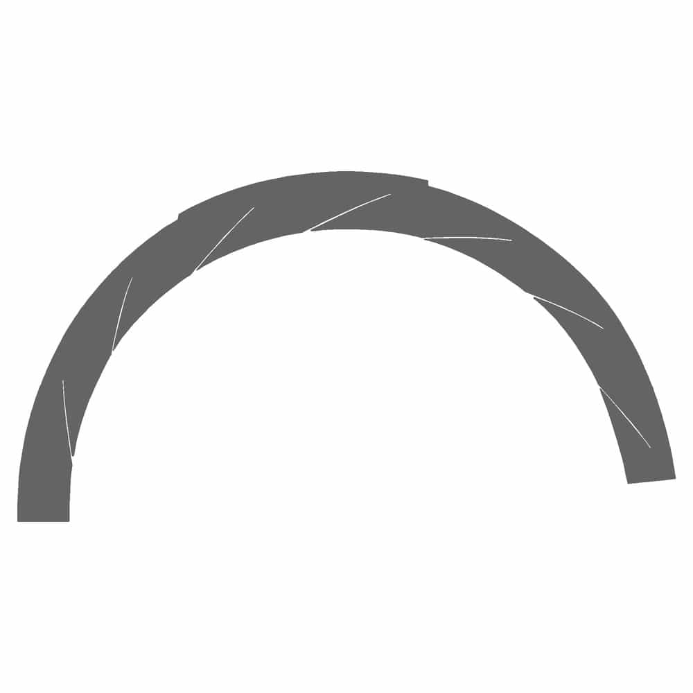 Vicrez Paint Protection PPF Pre-Cut Wheel, Flare Front, Driver w/ 1 Sensor vpp170529 for Hyundai Ioniq 5 SUV 2022-2024
