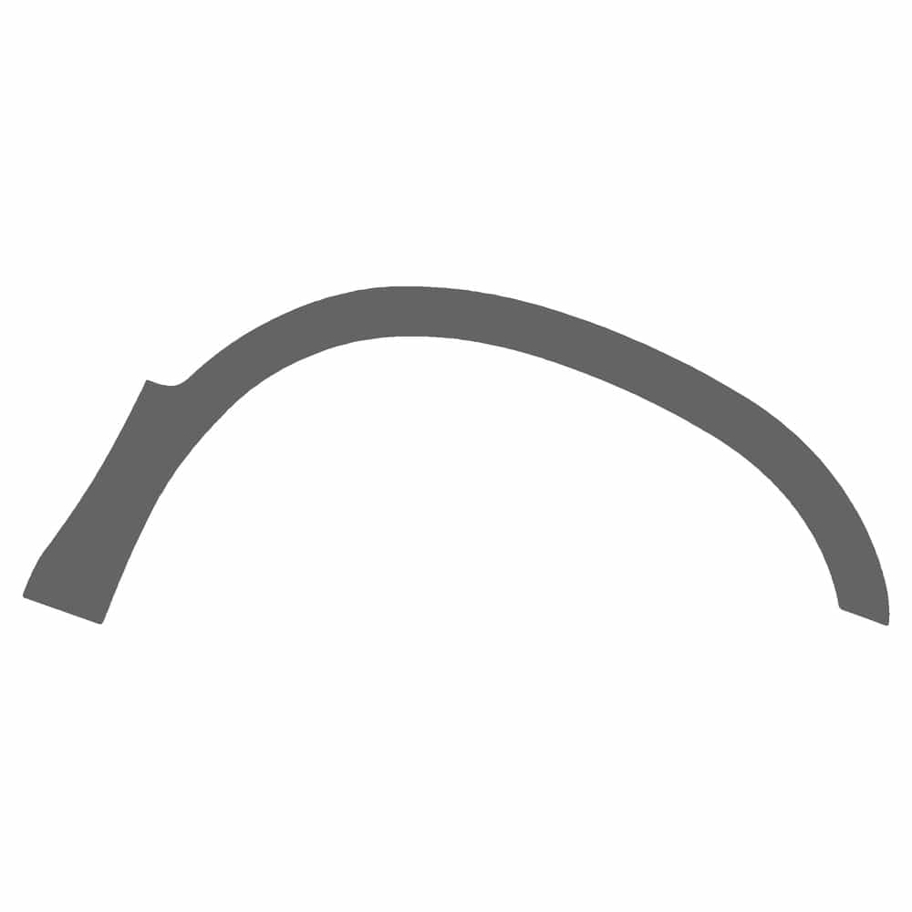 Vicrez Paint Protection PPF Pre-Cut Wheel, Front Lip Passenger vpp134394 for Chevrolet S-10 2002-2005
