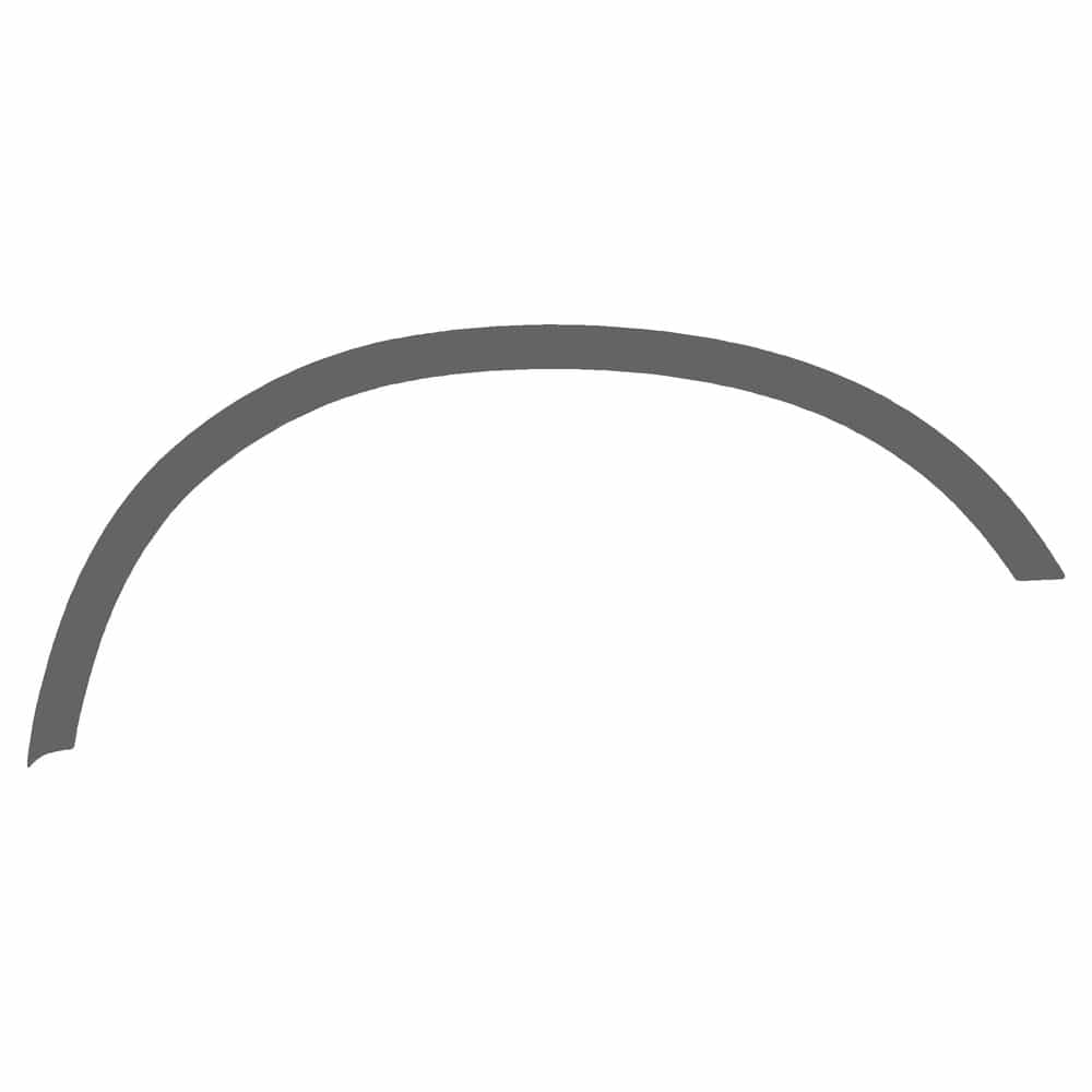 Vicrez Paint Protection PPF Pre-Cut Wheel, Front Lip Passenger vpp142519 for Dodge Caravan 2002-2004