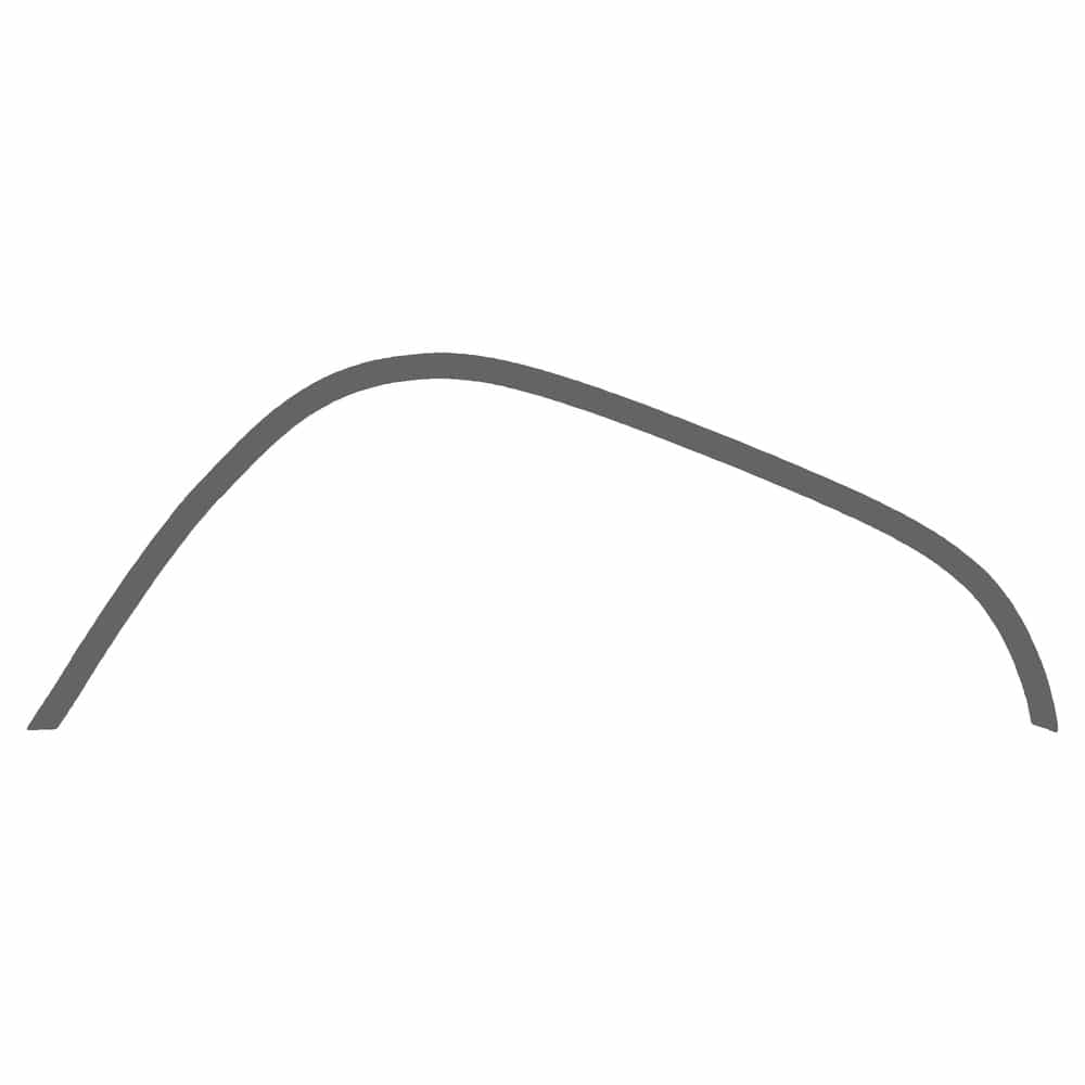 Vicrez Paint Protection PPF Pre-Cut Wheel, Front Lip Passenger vpp143560 for Dodge Dakota Pickup 2002-2004