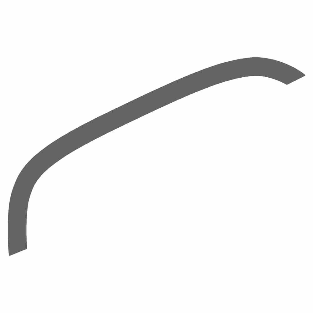 Vicrez Paint Protection PPF Pre-Cut Wheel, Front Lip Passenger vpp144956 for Dodge Ram 2002