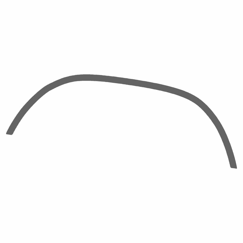 Vicrez Paint Protection PPF Pre-Cut Wheel, Rear Lip Driver vpp143442 for Dodge Dakota 2002-2004