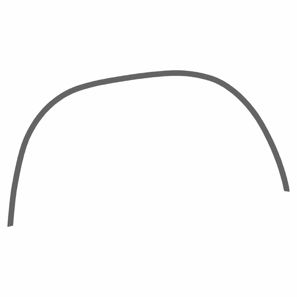 Vicrez Paint Protection PPF Pre-Cut Wheel, Rear Lip Passenger vpp143295 for Dodge Dakota 2002-2004