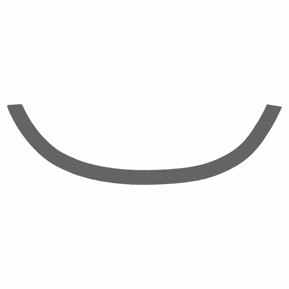 Vicrez Paint Protection PPF Pre-Cut Wheel, Rear Lip Passenger vpp144641 for Dodge Ram 2002-2005