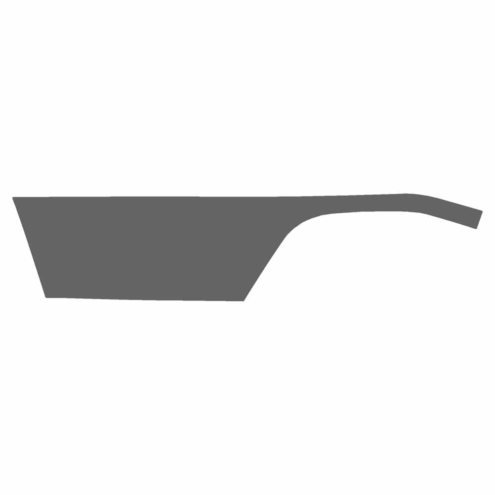 Vicrez Paint Protection PPF Pre-Cut Wheel, Rear Splash Driver vpp131899 for Chevrolet Colorado Crew Pickup 2023-2026
