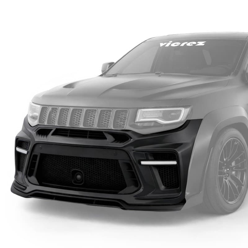 Vicrez Widebody Front Bumper Demon Style vz112485 | Jeep Grand Cherokee SRT 2012-2021