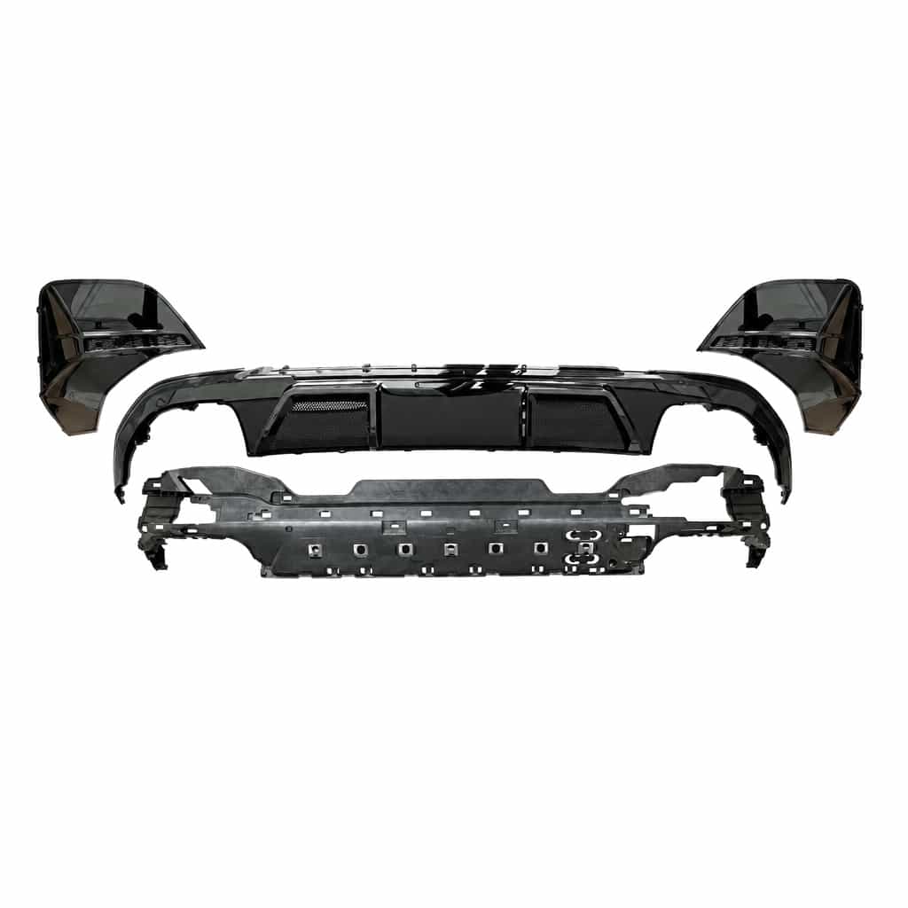 Vicrez 440i MP Competition Rear Diffuser Gloss Black vz105806 | BMW G26 2020-2026