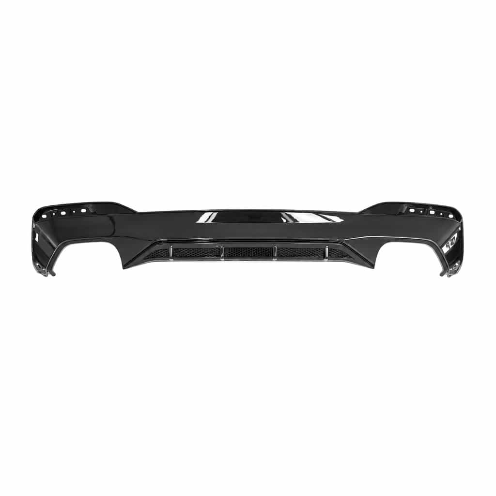 Vicrez 550i M-Performance Rear Diffuser Matte Black vz105872 | BMW G30/G38 2017-2023