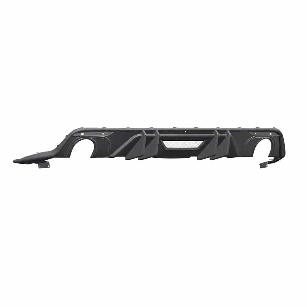 Vicrez Competition Rear Diffuser Single Outlet vz105352 | Ford Mustang 2015-2017