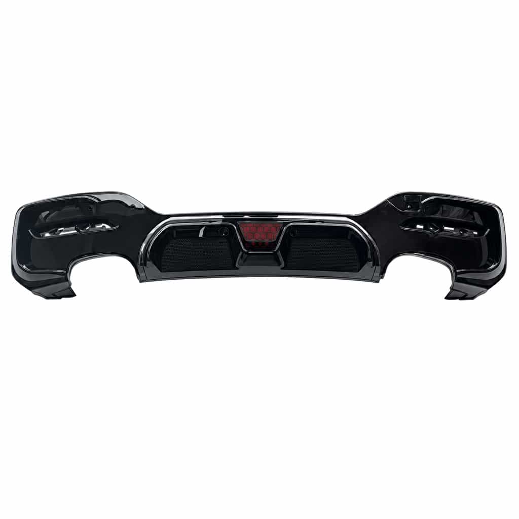 Vicrez CS Rear Diffuser M-Tech Gloss Black vz105555 | BMW F20 LCI 2015-2019