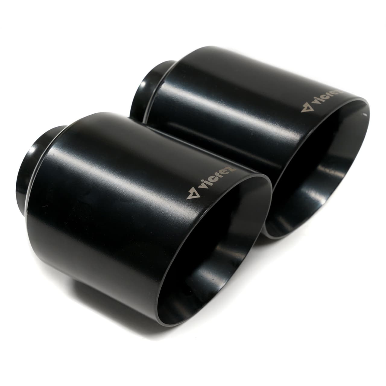 Vicrez Exhaust Tip 5" Inch Ceramic Black Set vzp100109 | Dodge Charger V8 5.7L/6