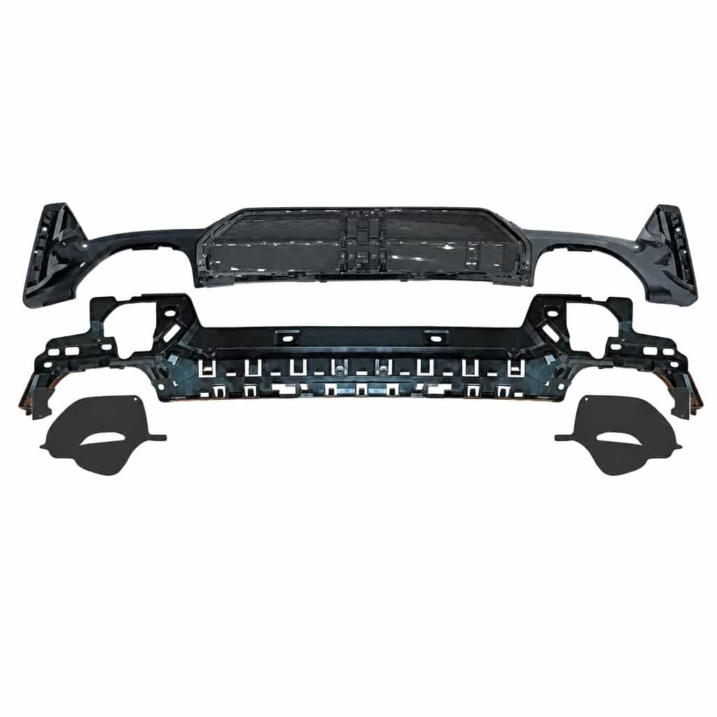 Vicrez G20 LCI 340 MP Rear Diffuser With Silver Tips Carbon Look vz105742 | BMW G20/G28 LCI 2022-2026