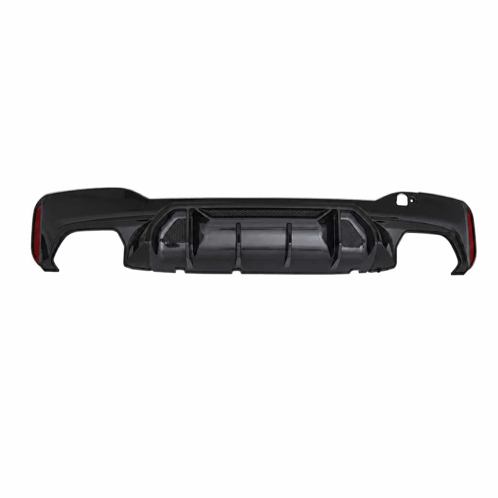 Vicrez M5 Competition Rear Diffuser Gloss Black and Carbon Look vz105867 | BMW G30/G38 2017-2023