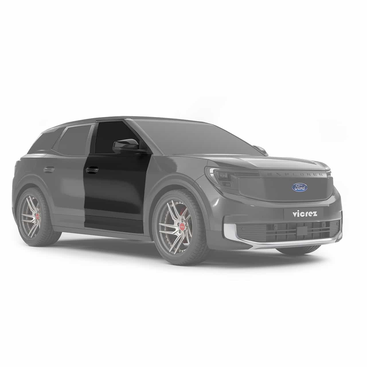 Vicrez OE Replacement Front Door Passenger Side vz110182 | Ford Explorer 2011-2019