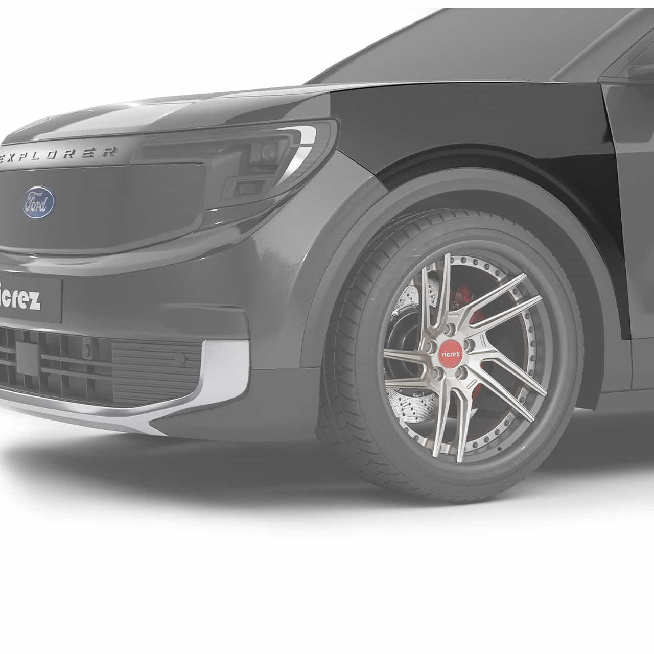 Vicrez OE Replacement Front Fender Driver Side vz110186 | Ford Explorer 2011-2019
