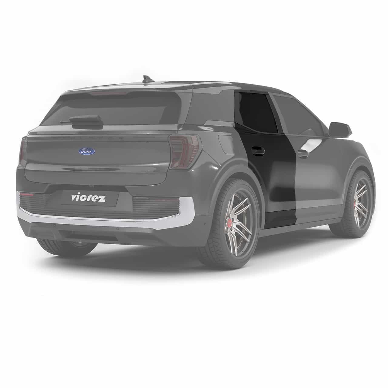 Vicrez OE Replacement Rear Door Passenger Side vz110184 | Ford Explorer 2011-2019